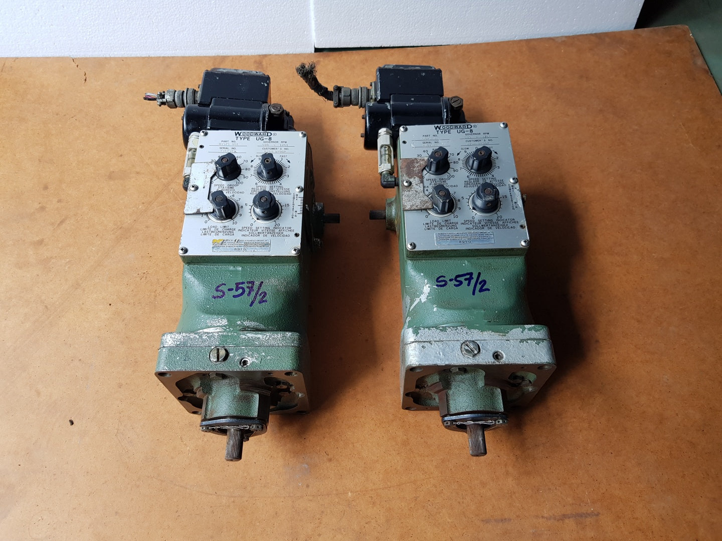 Woodward Ug-8 Governor Rpm 600-1261 N8525 011