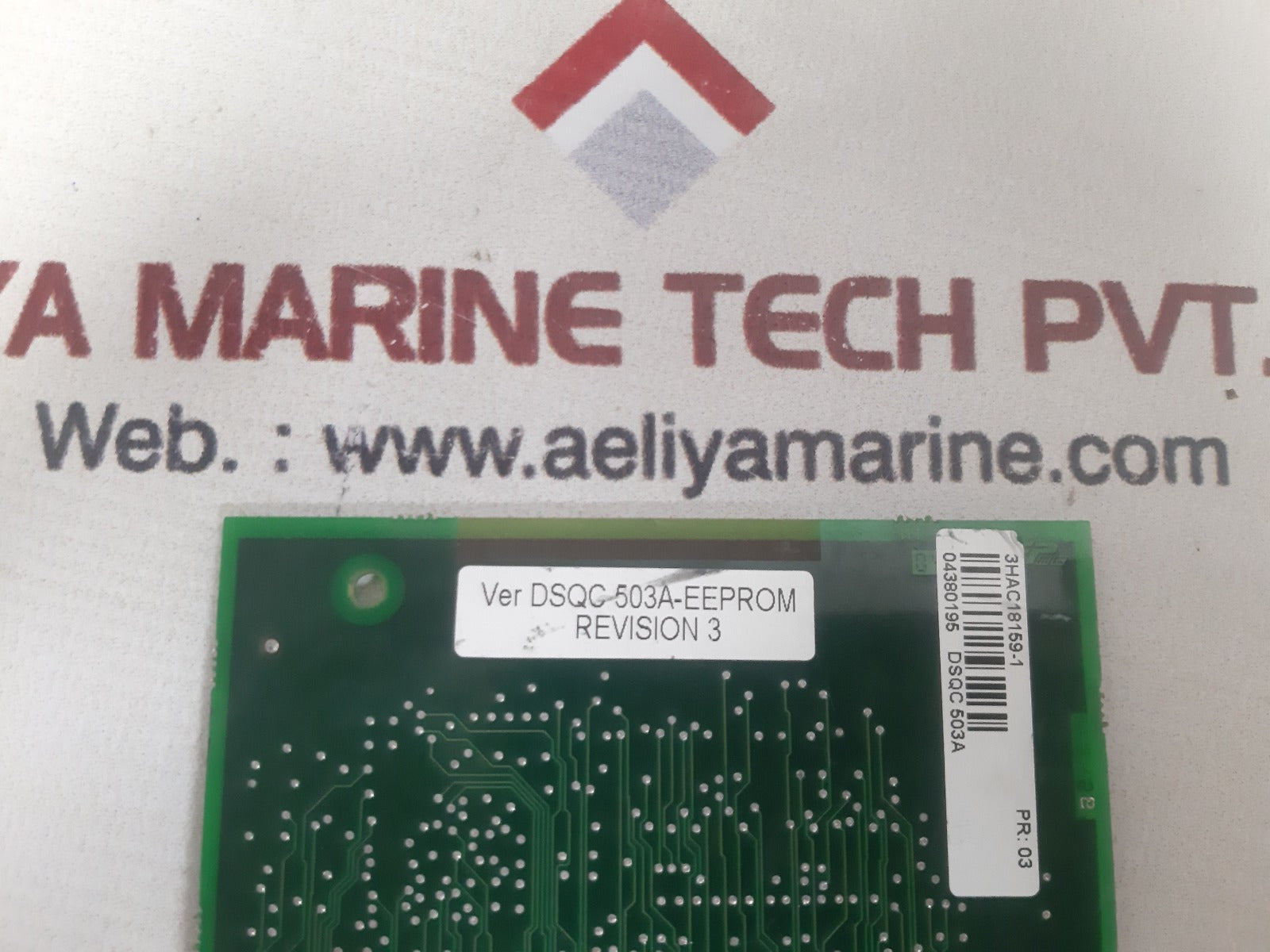 Abb dsqc503a 3hac 18159-1/03 control board 