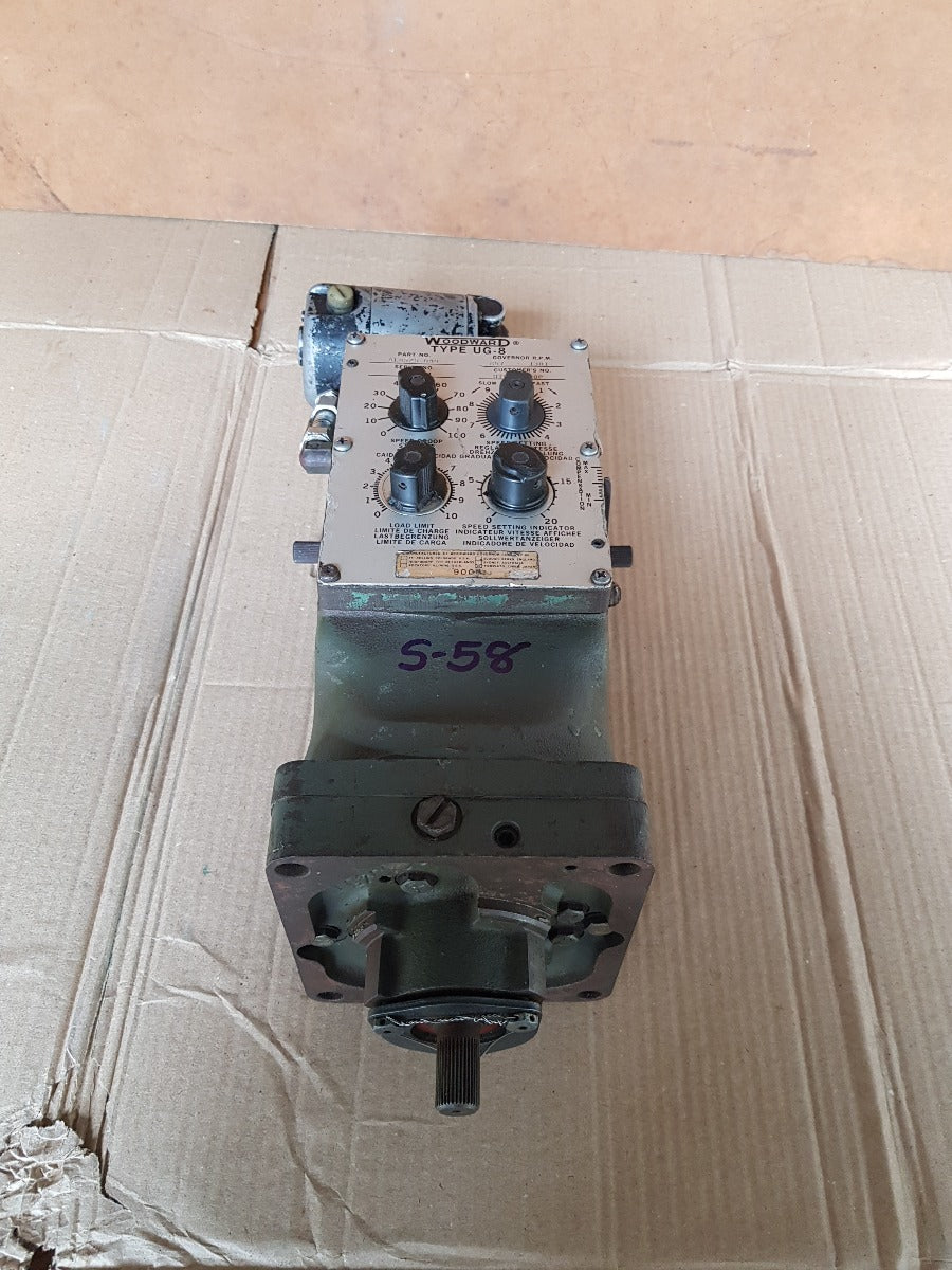 Woodward ug-8 governor r.p.m:657-1381 al8525 048