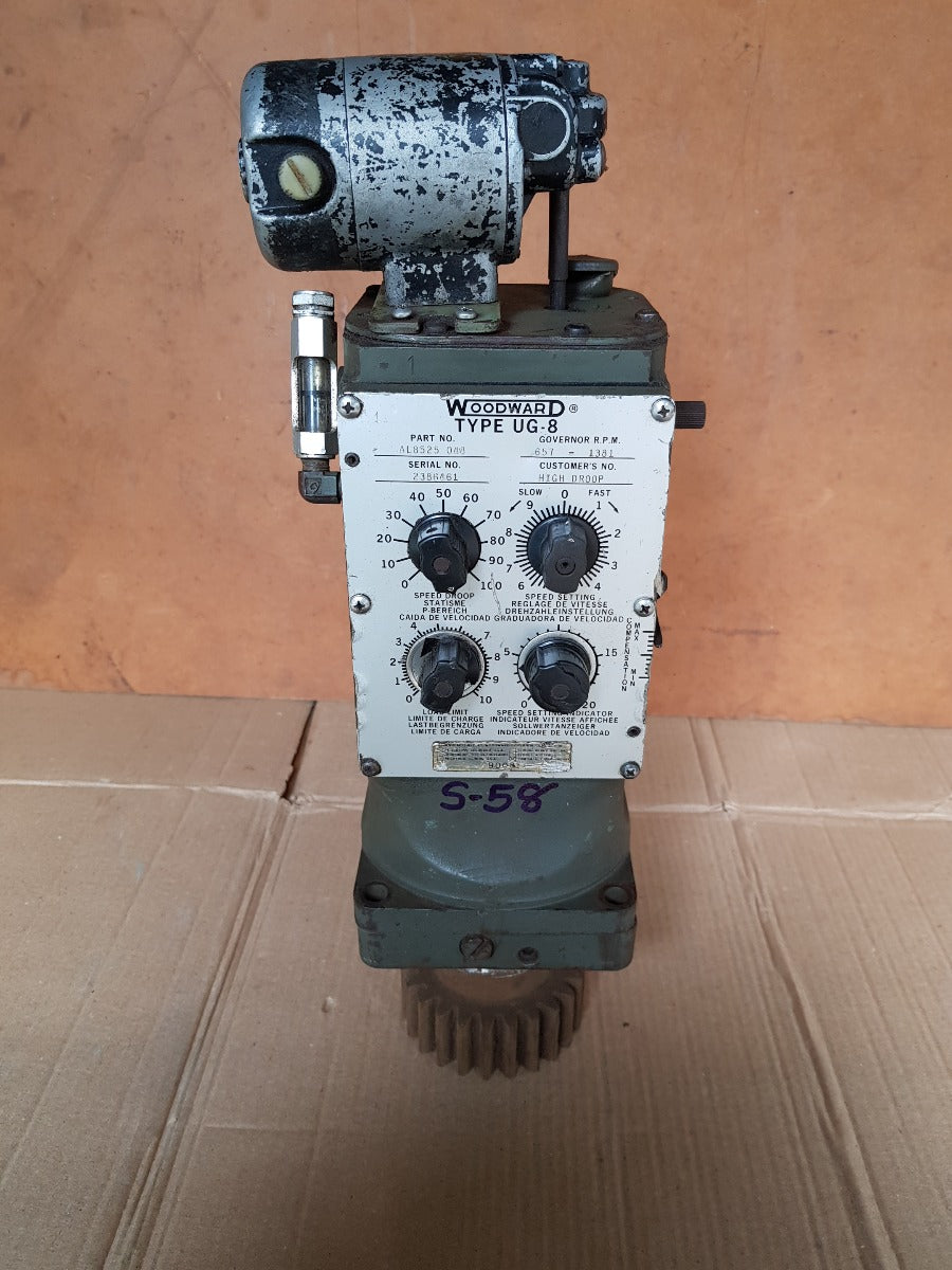 Woodward ug-8 governor r.p.m:657-1381 al8525 048