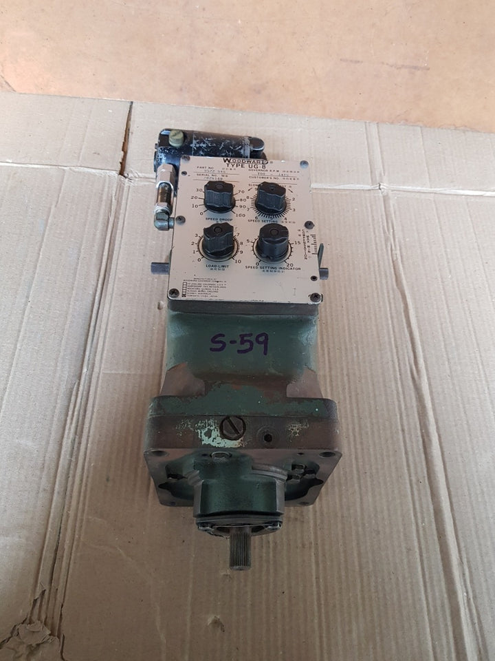 Woodward ug-8 8522 546 governor r.p.m. 700-1415
