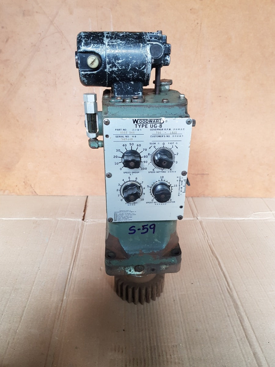 Woodward ug-8 8522 546 governor r.p.m. 700-1415