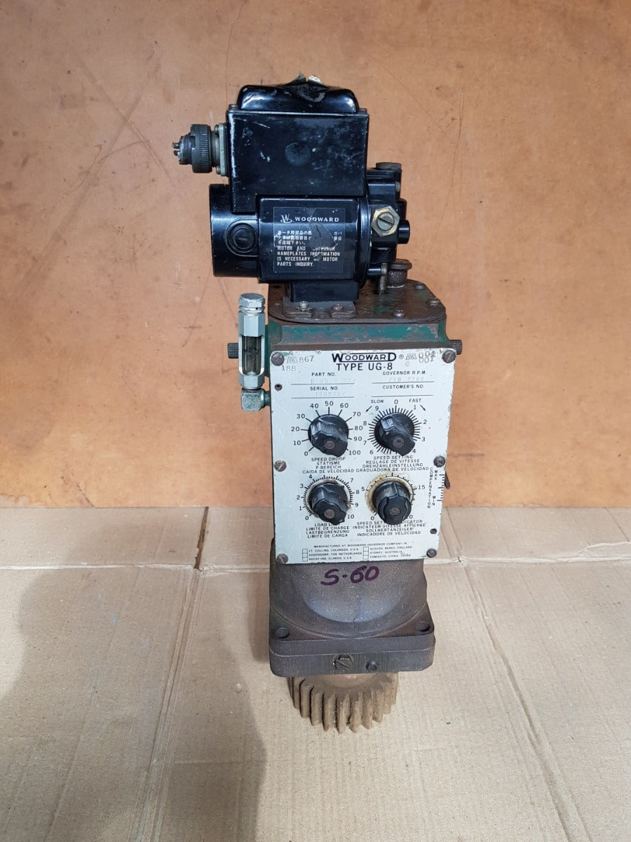 Woodward ug-8 r-8521-367 governor r.p.m. 750-1280