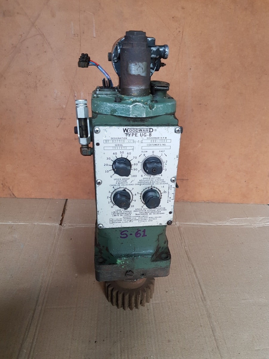 Woodward ug-8 bf 037116 governor r.p.m.800-1584