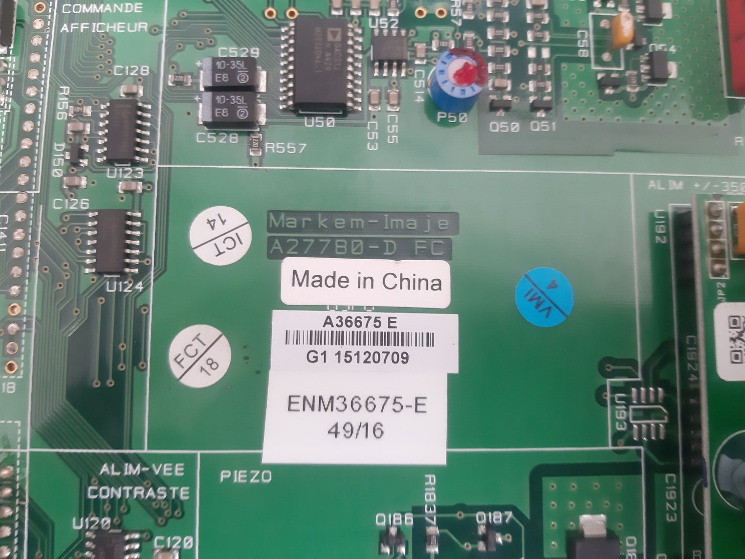 Markem-imaje a27780-d lc d display board