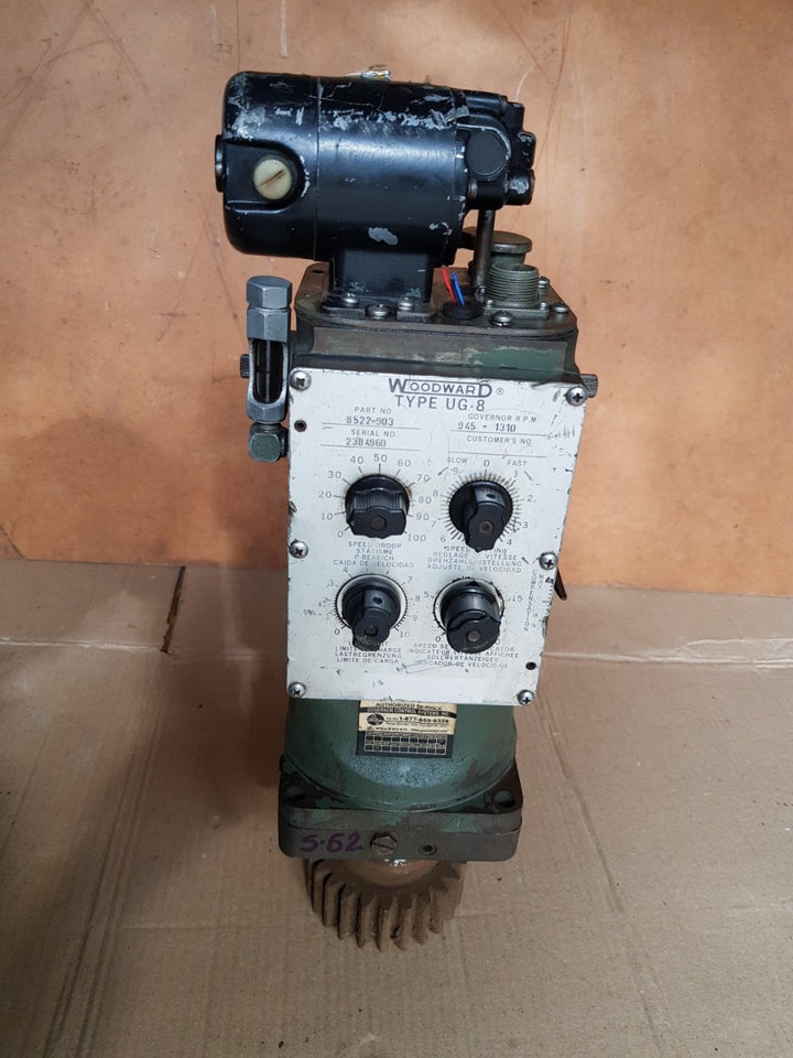 Woodward ug-8 8522-903 governor r.p.m. 945-1310