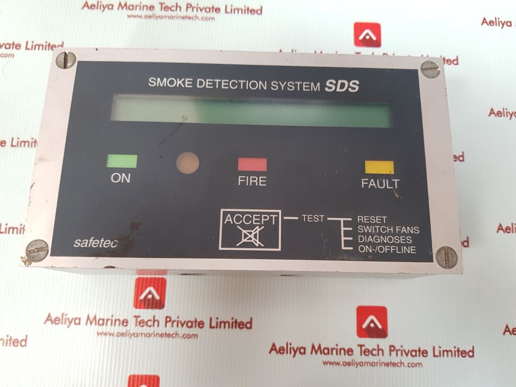 Safetec smoke detection system sds-r/p digital fire control panel
