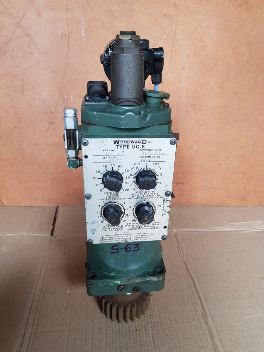 Woodward ug-8 8522-300 governor r.p.m. 1075-1650