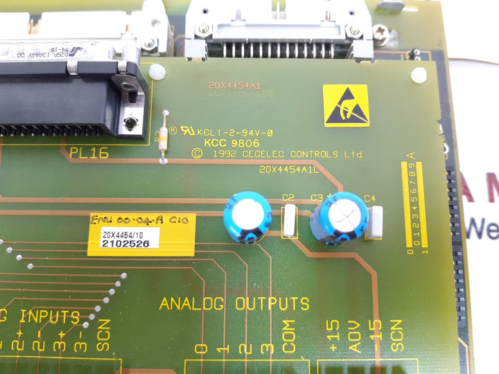 Cegelec Gds1004-4002 Sigma Customer I/O Panel 