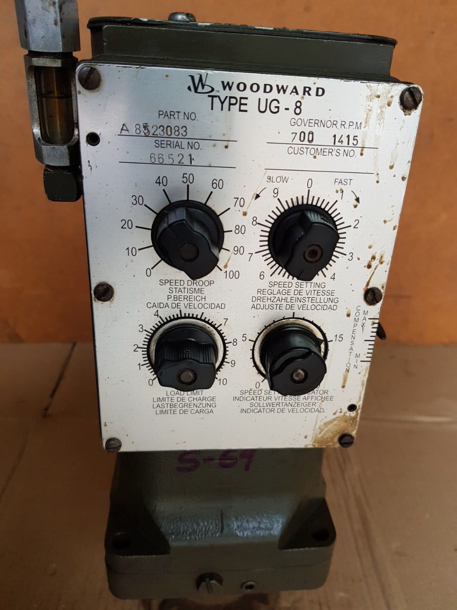 Woodward ug-8 governor r.p.m. 700-1415 a8523083