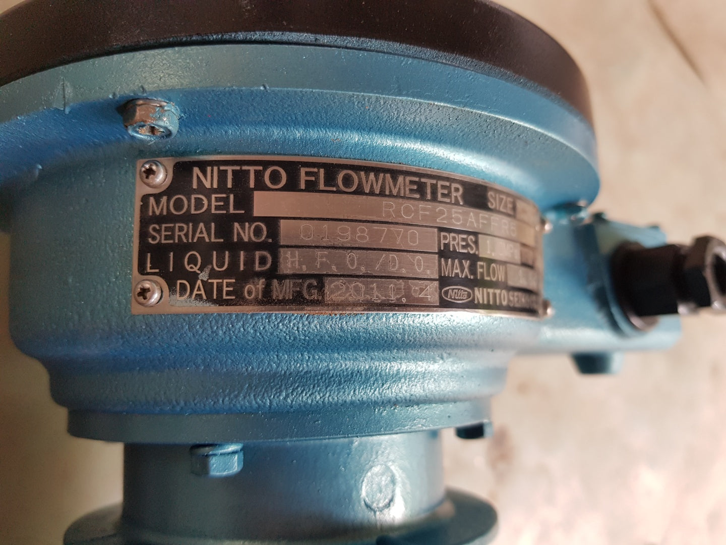 Nitto seiko rcf25affr5 nitto flowmeter