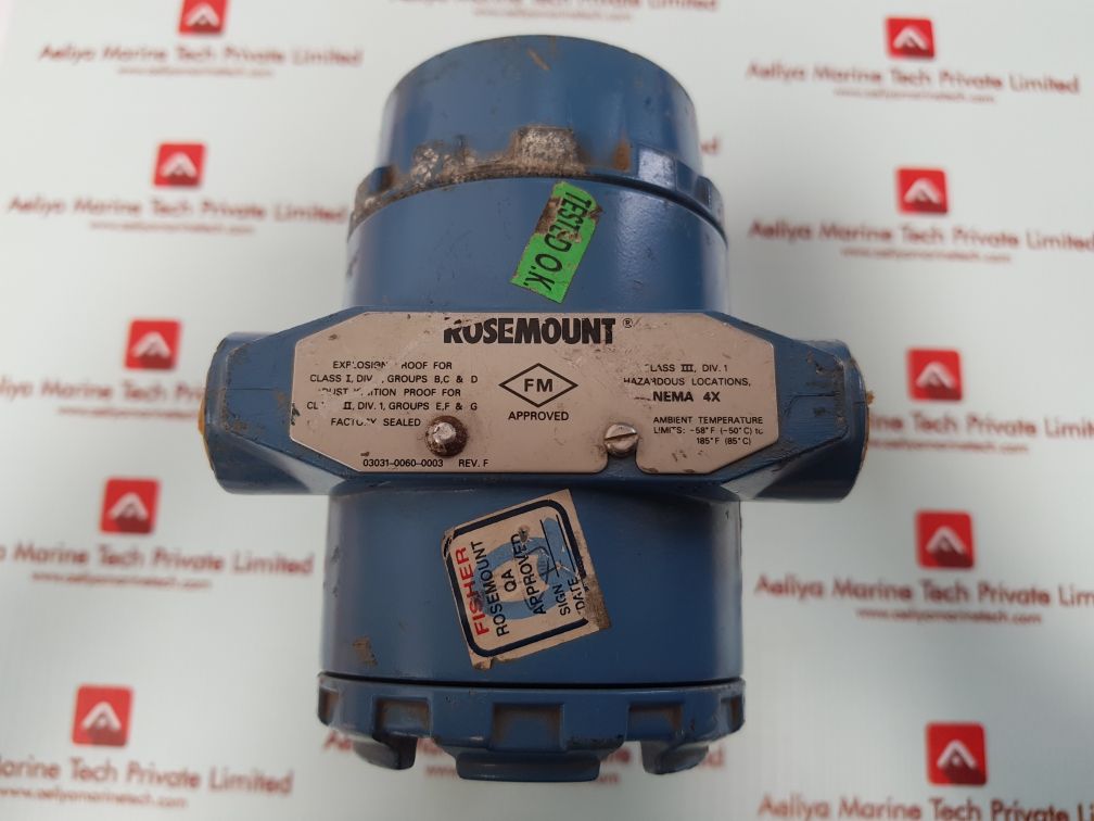 Rosemount 03031-0060-0003 rev. f pressure transmitter
