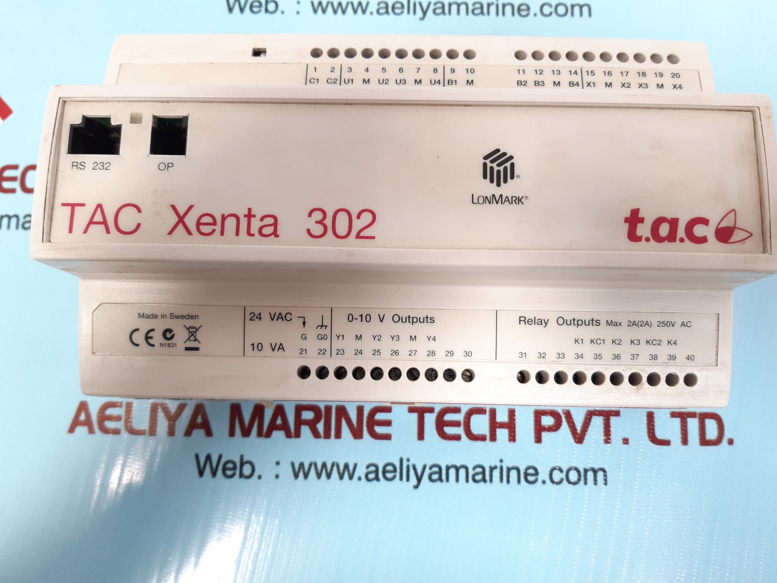 Tac xenta 302 0-073-0011-2 programmable controller 