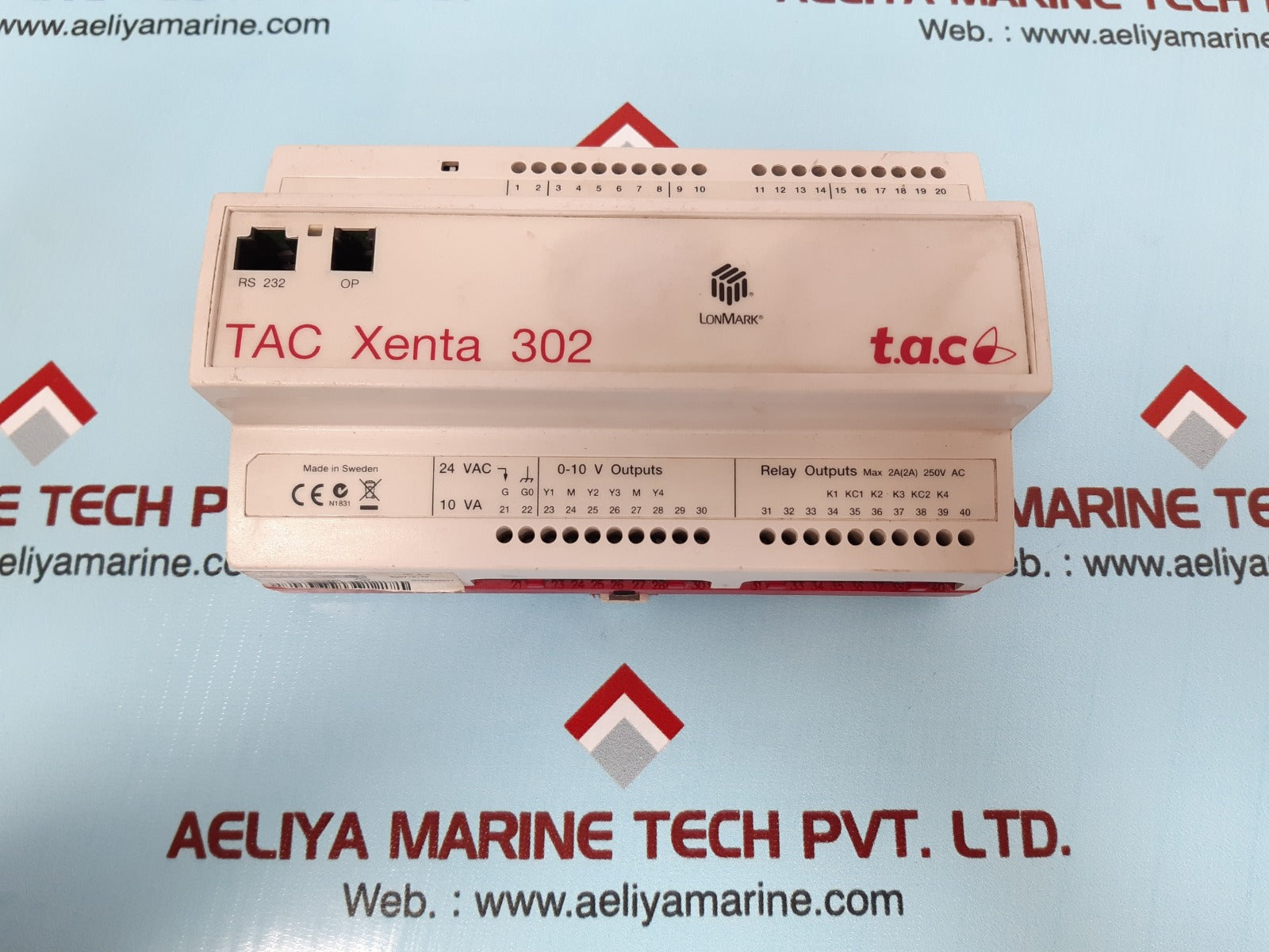 Tac xenta 302 0-073-0011-2 programmable controller 24 vac