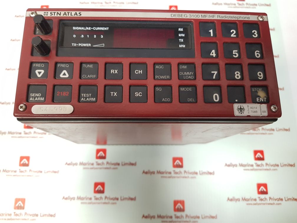 Stn atlas debeg 3100 mf/hf radiotelephone
