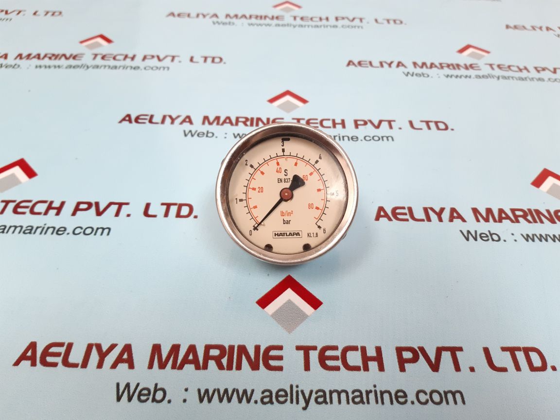 Hatlapa kl.1.6 en 837-1 pressure gauge
