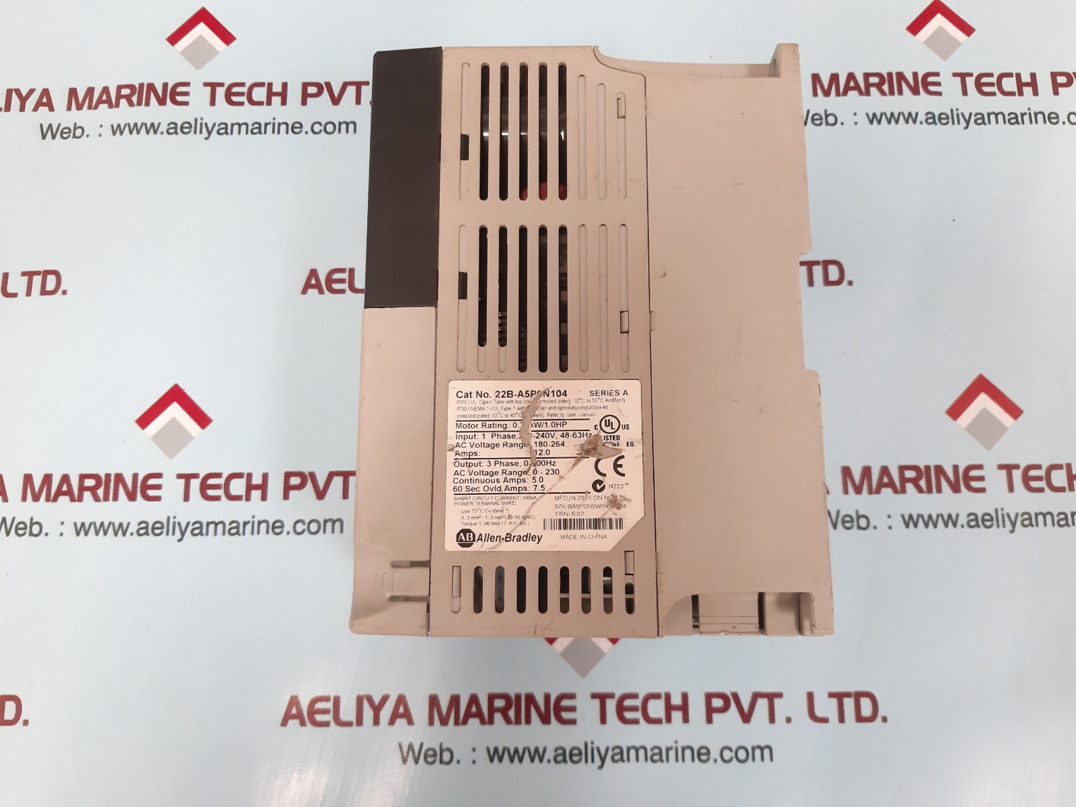 Allen-bradley 22b-a5pon104 powerflex 40