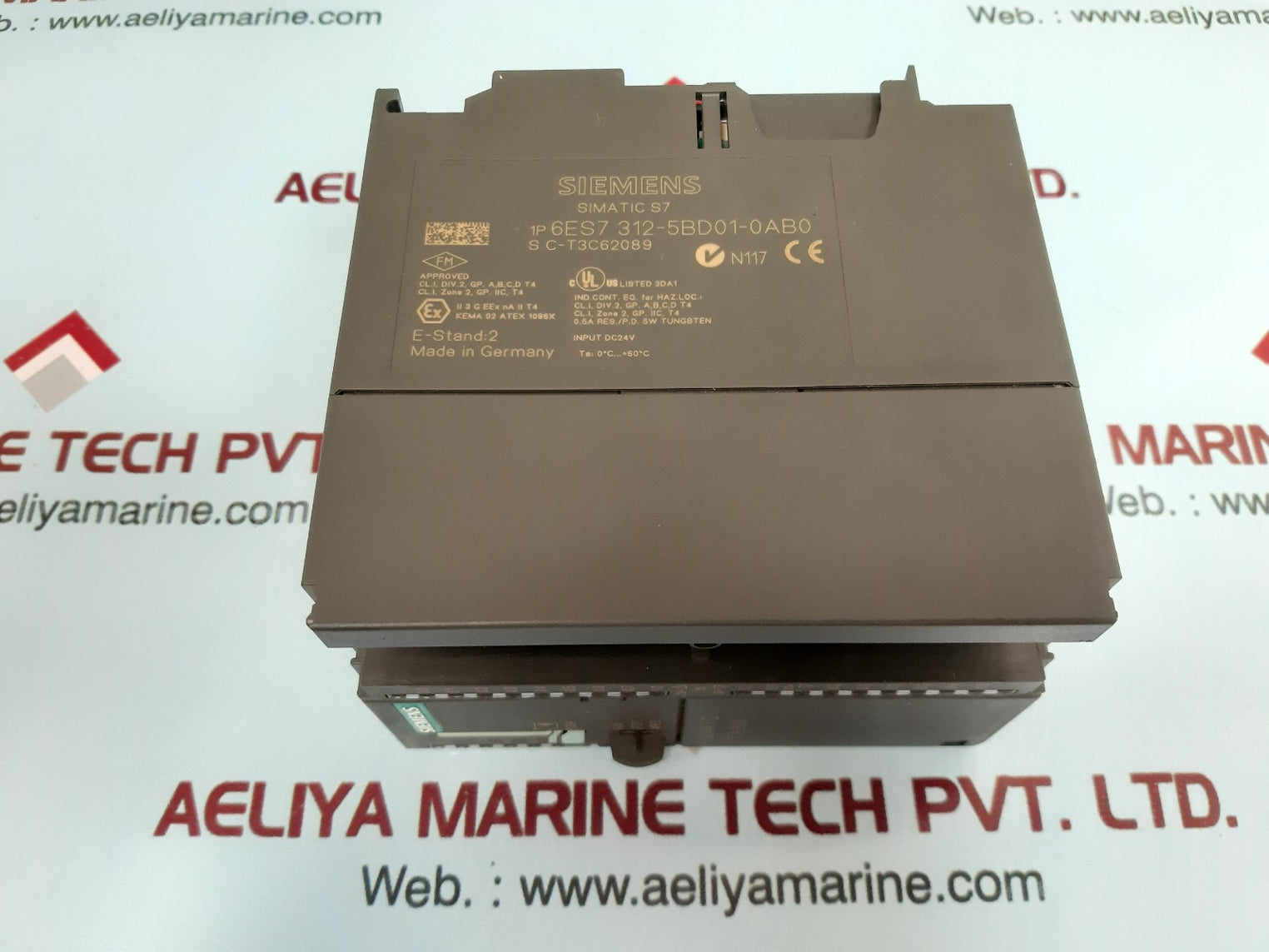 Siemens simatic s7-300 6es7 312-5bd01-0ab0 processor control unit 