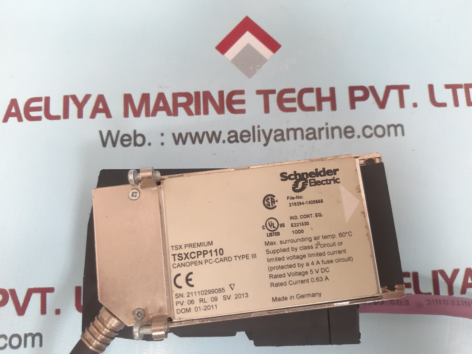 Schneider tsxcpp110 canopen pc-card