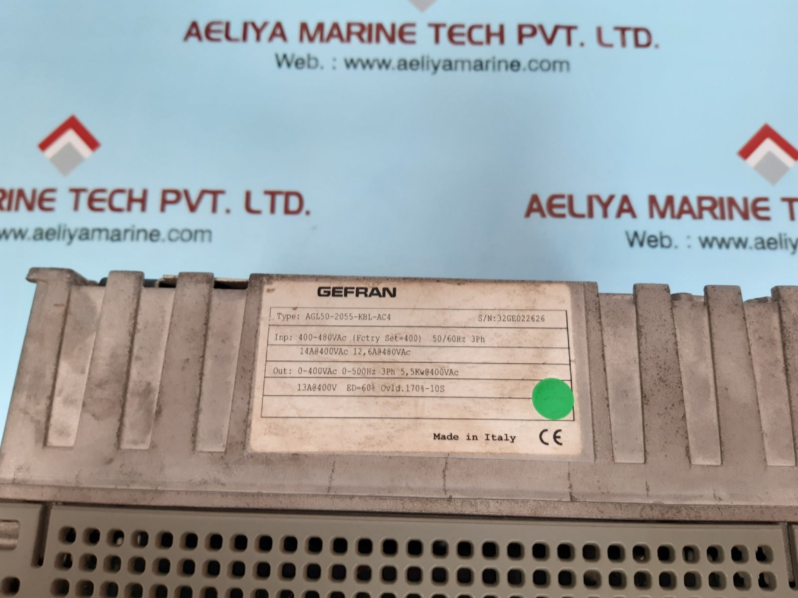 Gefran agl50-2055-kbl-ac4 sieidrive 