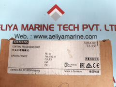 Siemens simatic s7-300 cpu315-2 pn/dp 6es7 315-2eh14-0ab0 processor 