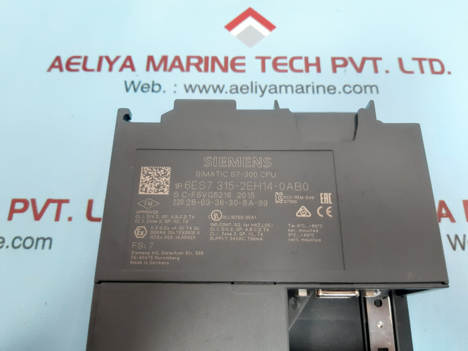 Siemens simatic s7-300 cpu315-2 pn/dp 6es7 315-2eh14-0ab0 processor 