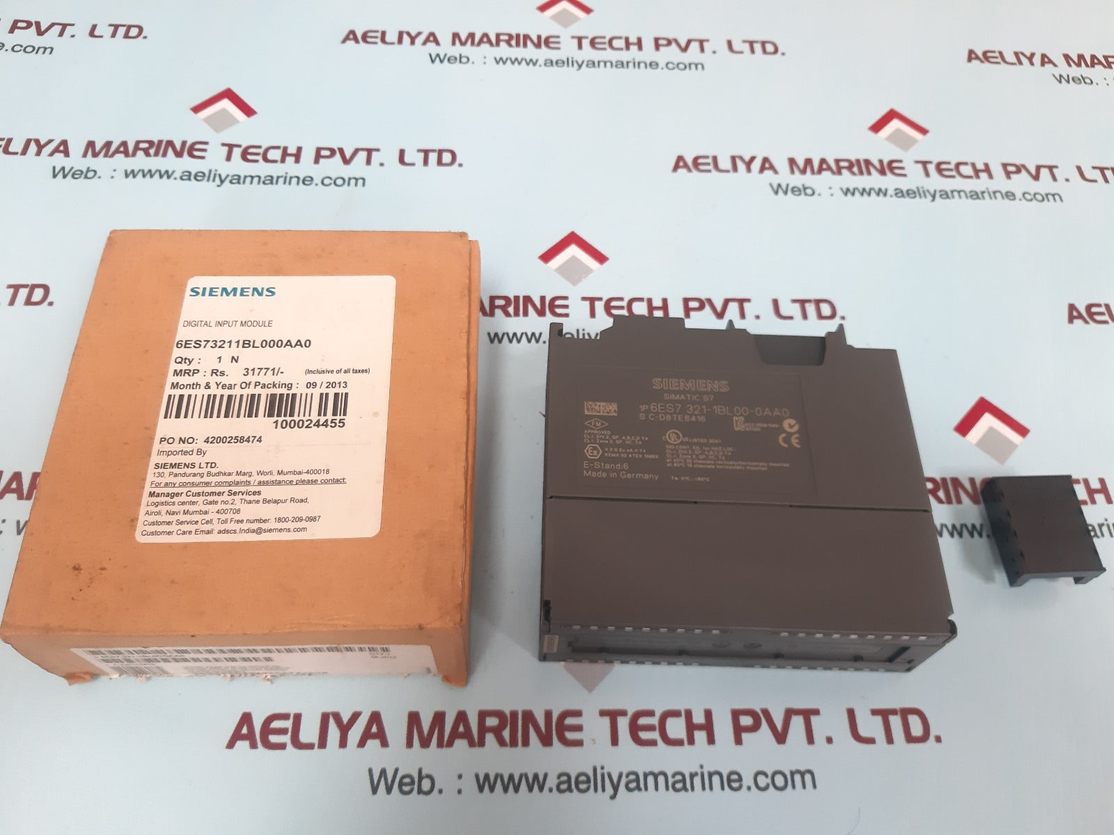 Siemens simatic s7 6es7 321-1bl00-0aa0 digital input module 