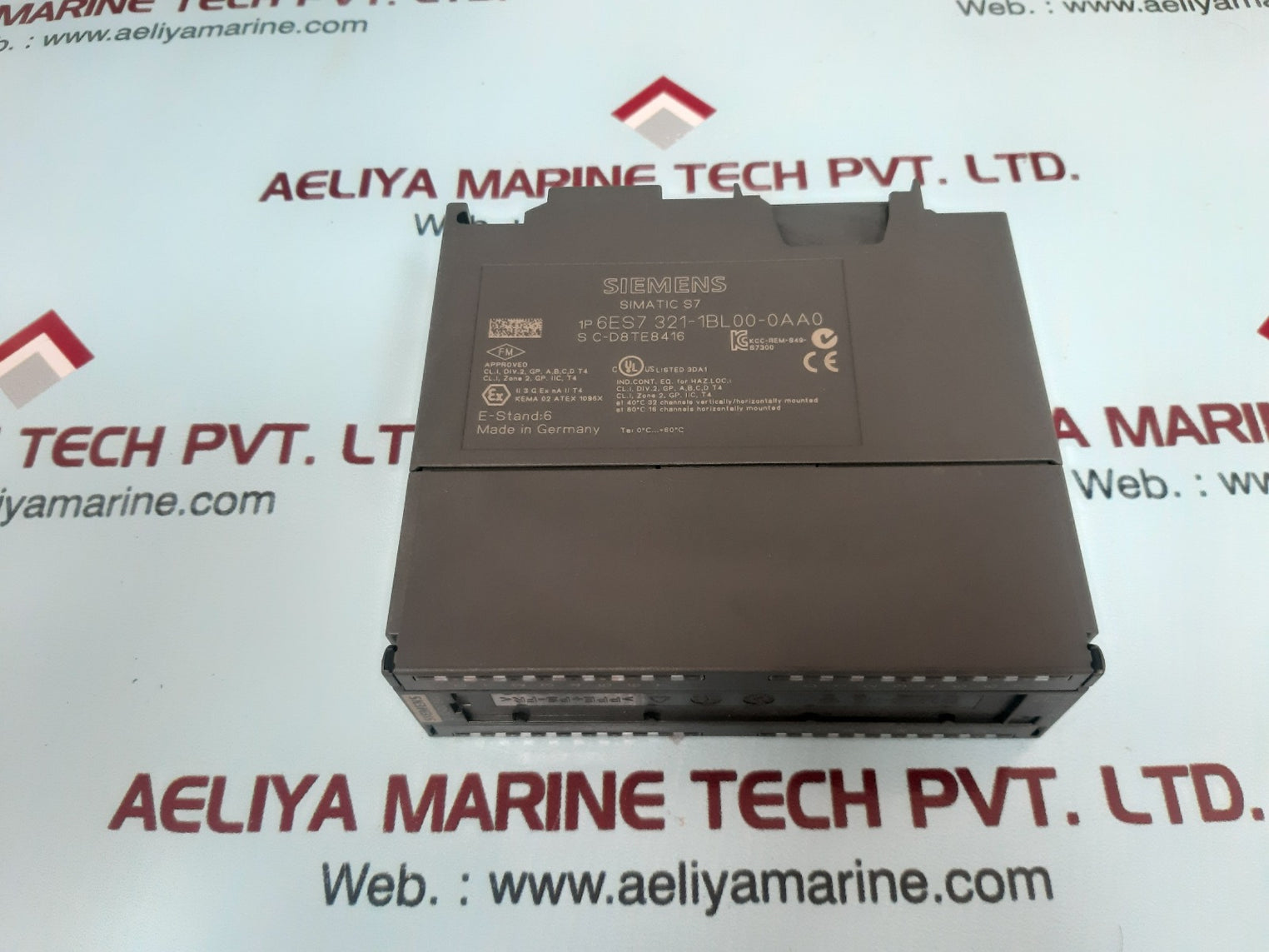 Siemens simatic s7 6es7 321-1bl00-0aa0 digital input module 