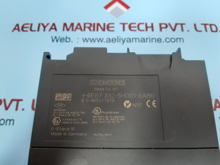 Siemens simatic s7 6es7 332-5hd01-0ab0 output module