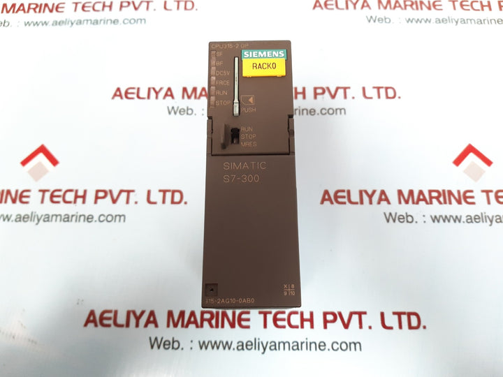 Siemens s7-300 6es7 315-2ag10-0ab0 processor cpu315-2 dp
