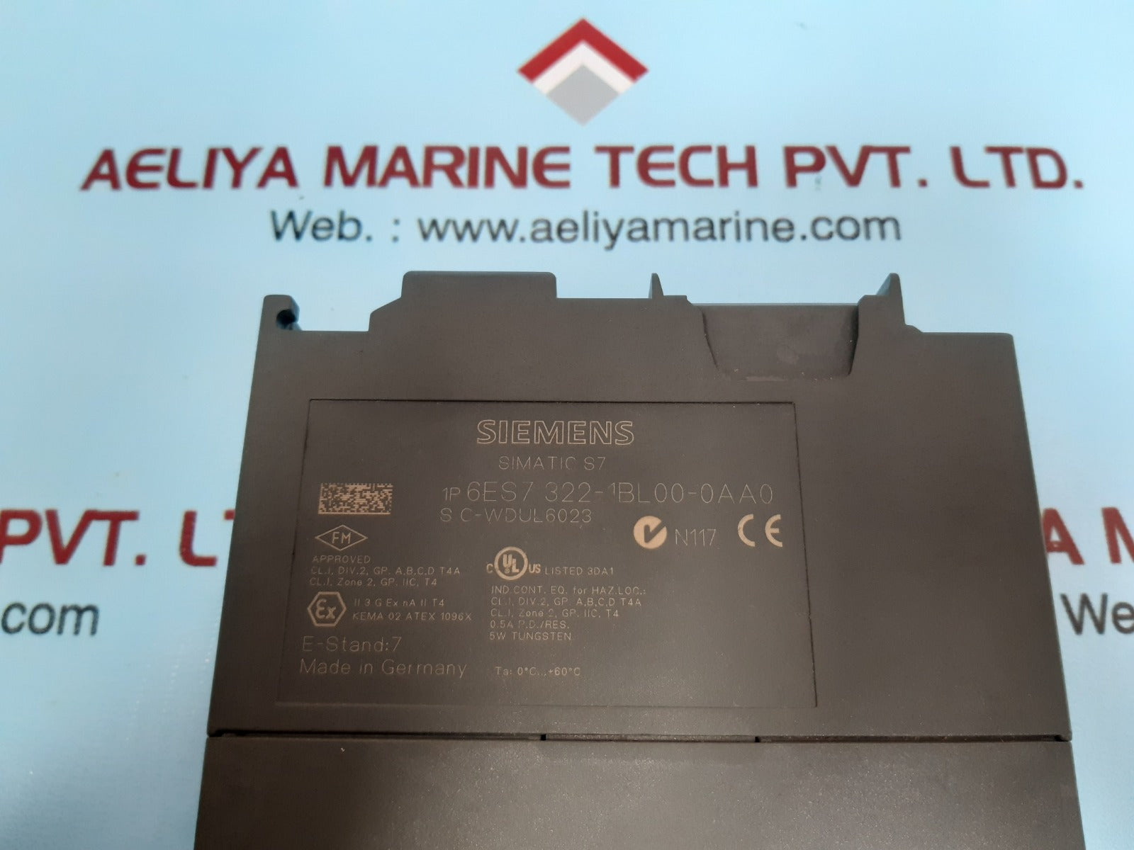 Siemens simatic s7 6es7 322-1bl00-0aa0 digital output module 24v