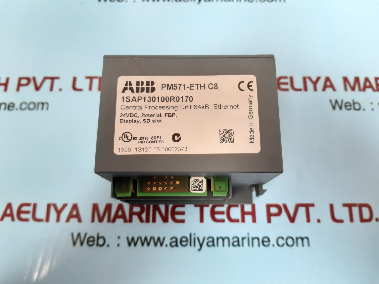 Abb pm571-eth c8 cpu 64kb ethernet 1sap130100r0170