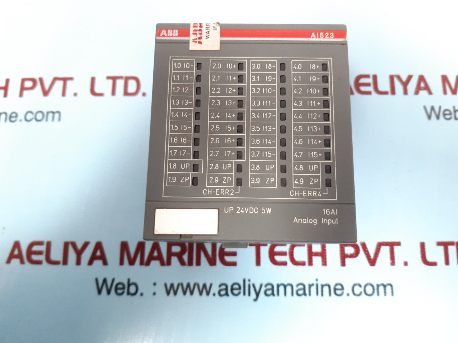 Abb ai523 b8 16ai analog input module 1sap250300r0001
