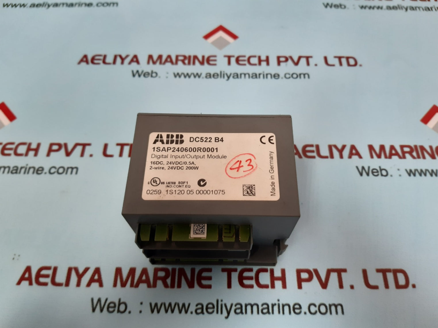 Abb dc522 b4 digital input/output module 1sap240600r0001