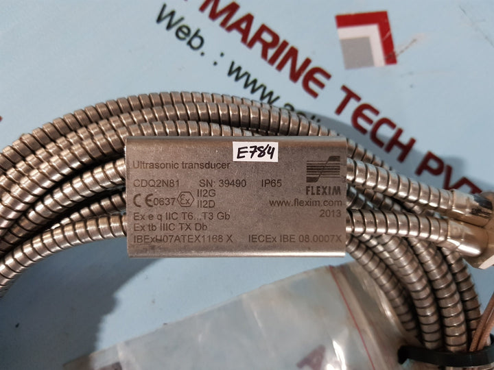 Flexim cdq2n81 ultrasonic transducer ip65