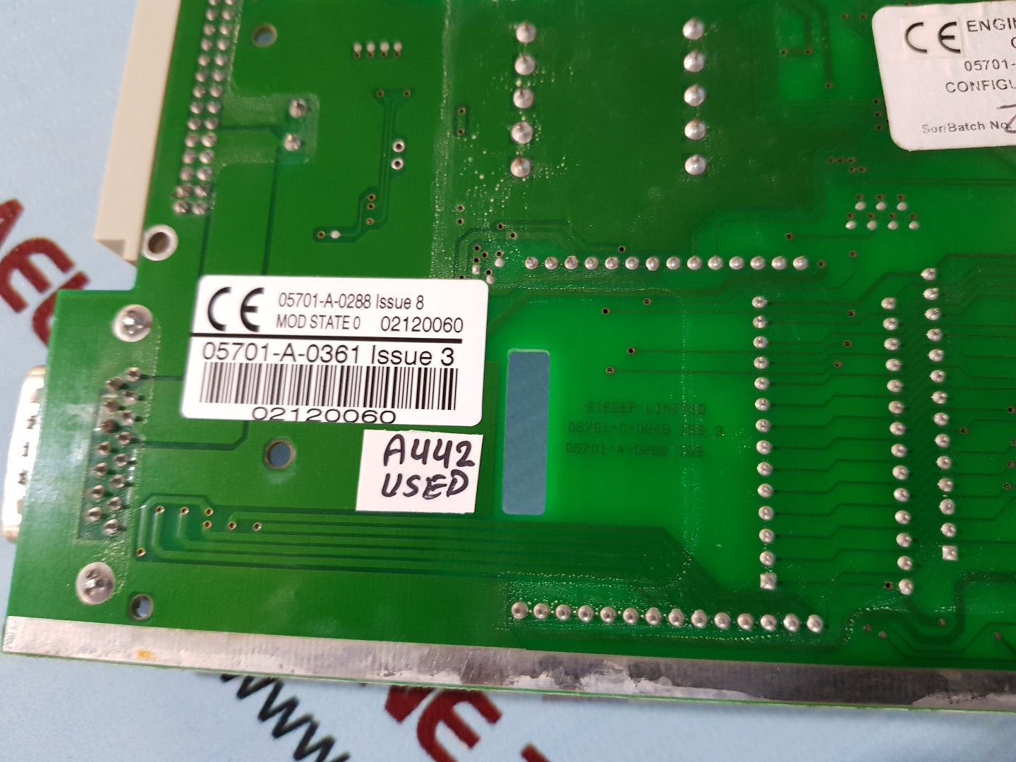 Sieger 05701-a-0361 PCB card 05701-a-0288