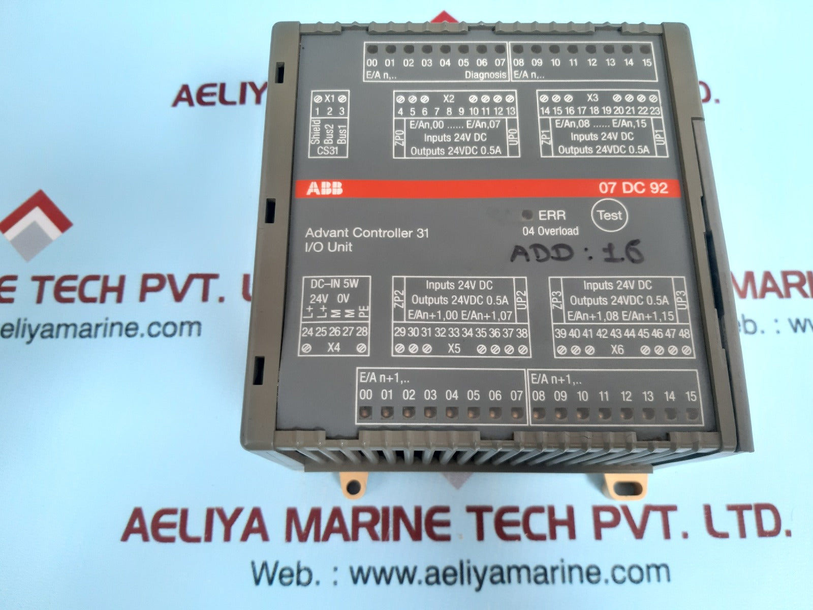 Abb 07 dc 92 advant controller gjr5252200r0101