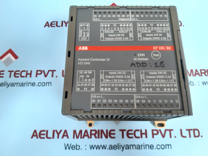 Abb 07 dc 92 advant controller gjr5252200r0101