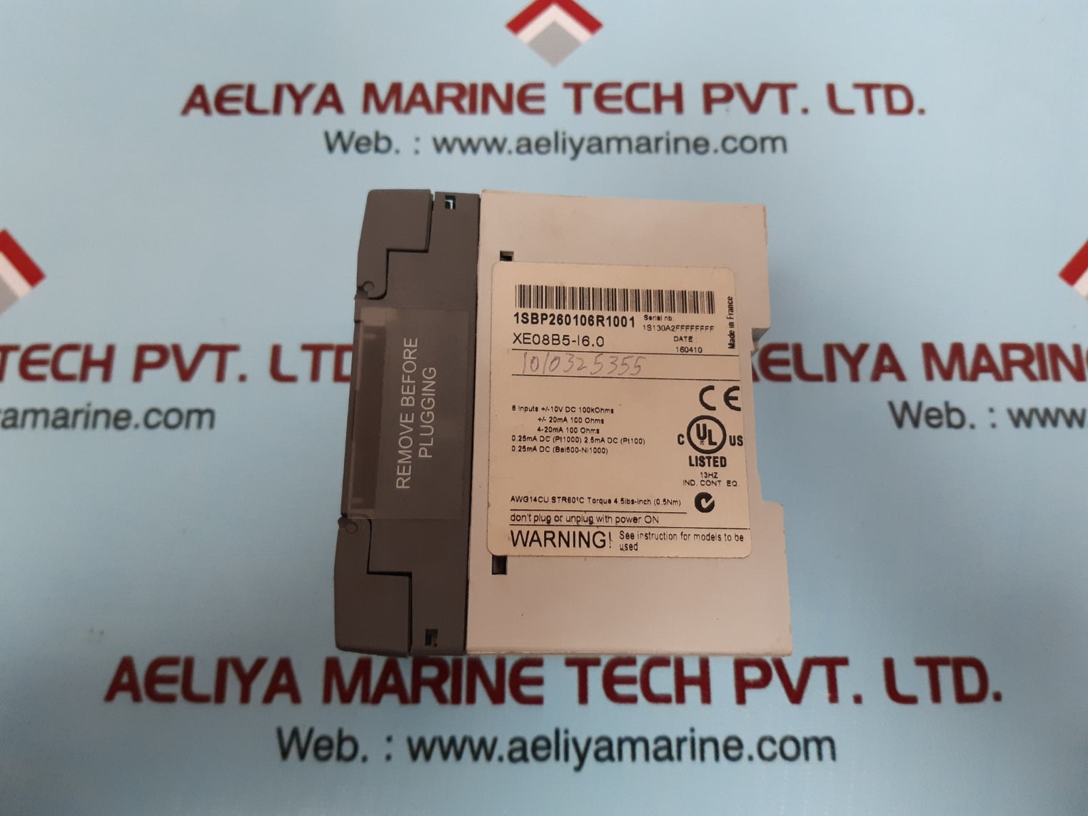 Abb xe08b5-16.0 8 analog inputs module 1sbp260106r1001