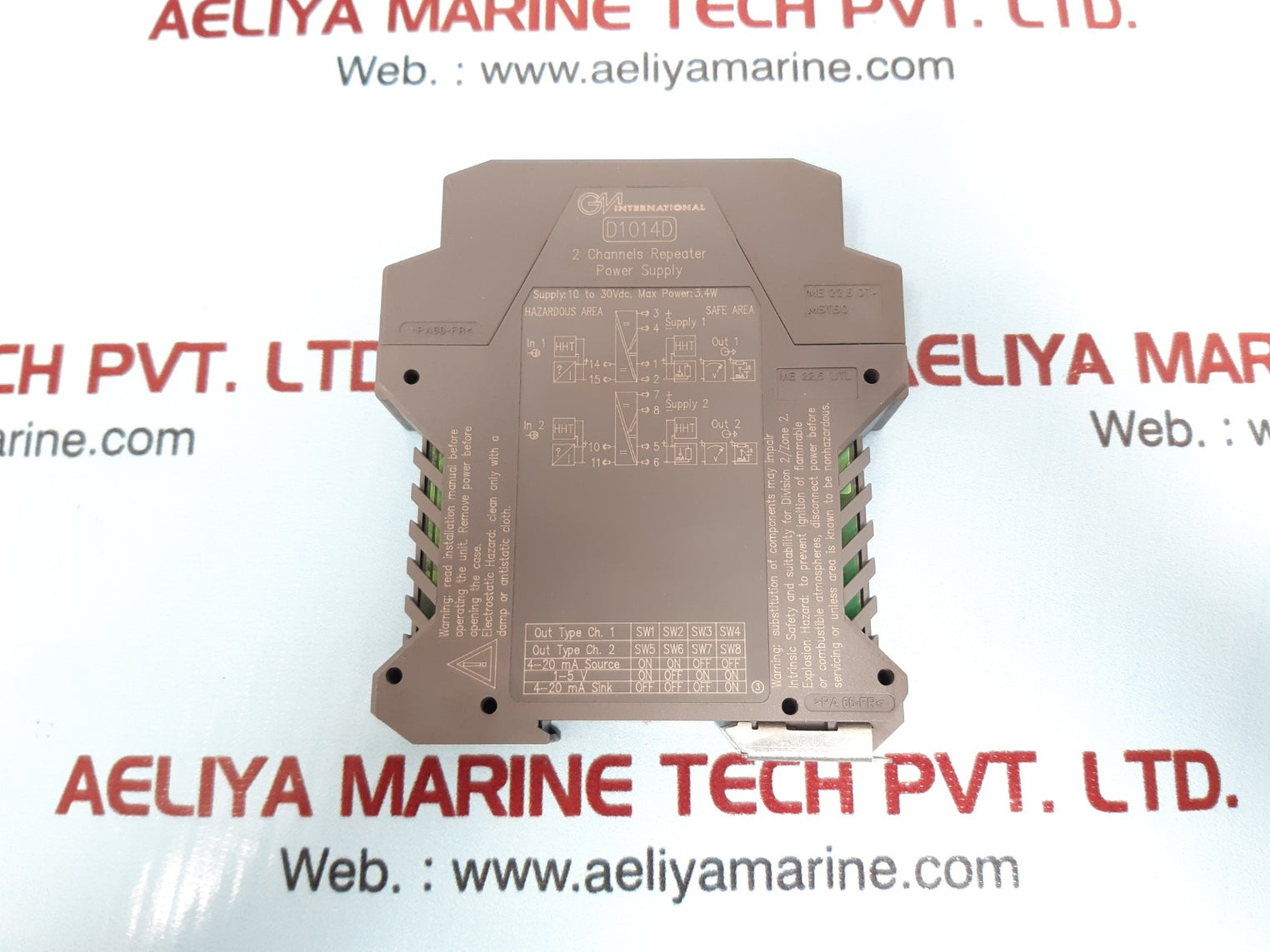 Gm international d1014d 2 channels repeater power supply