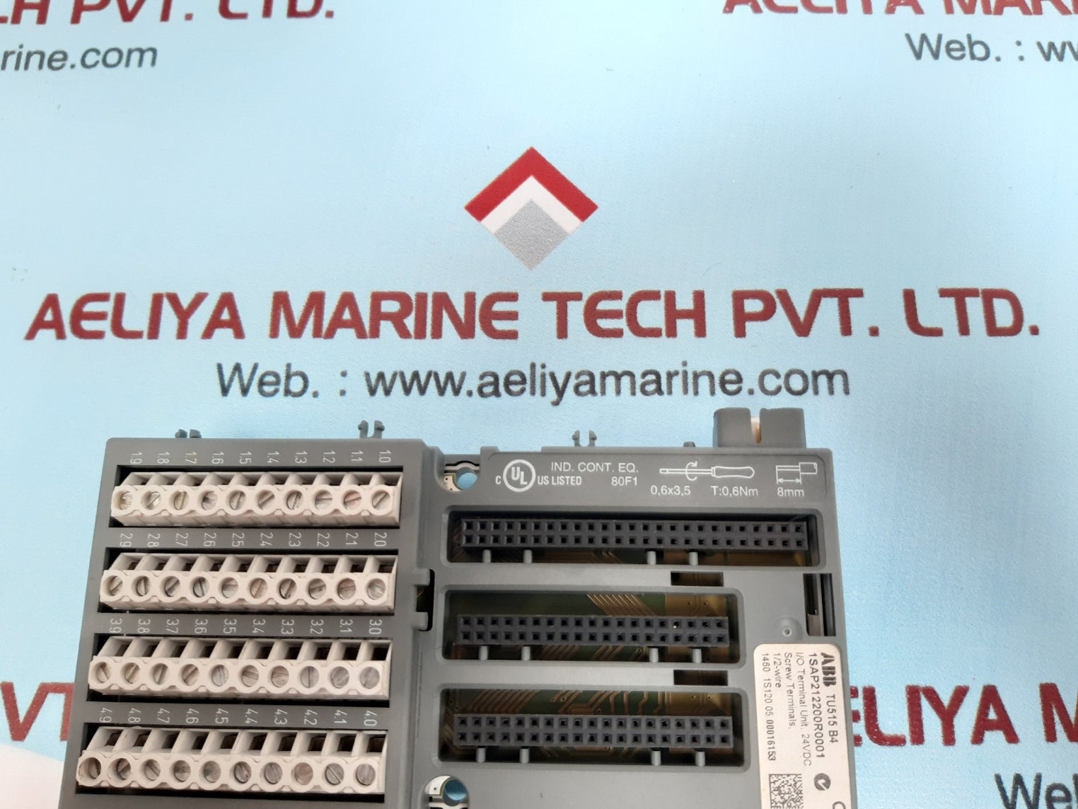 Abb tu515 b4 1sap212200r0001 i/o terminal unit,24vdc