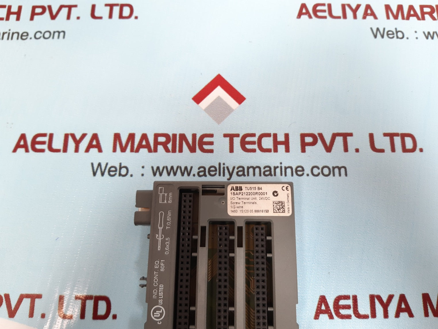 Abb tu515 b4 1sap212200r0001 i/o terminal unit,24vdc