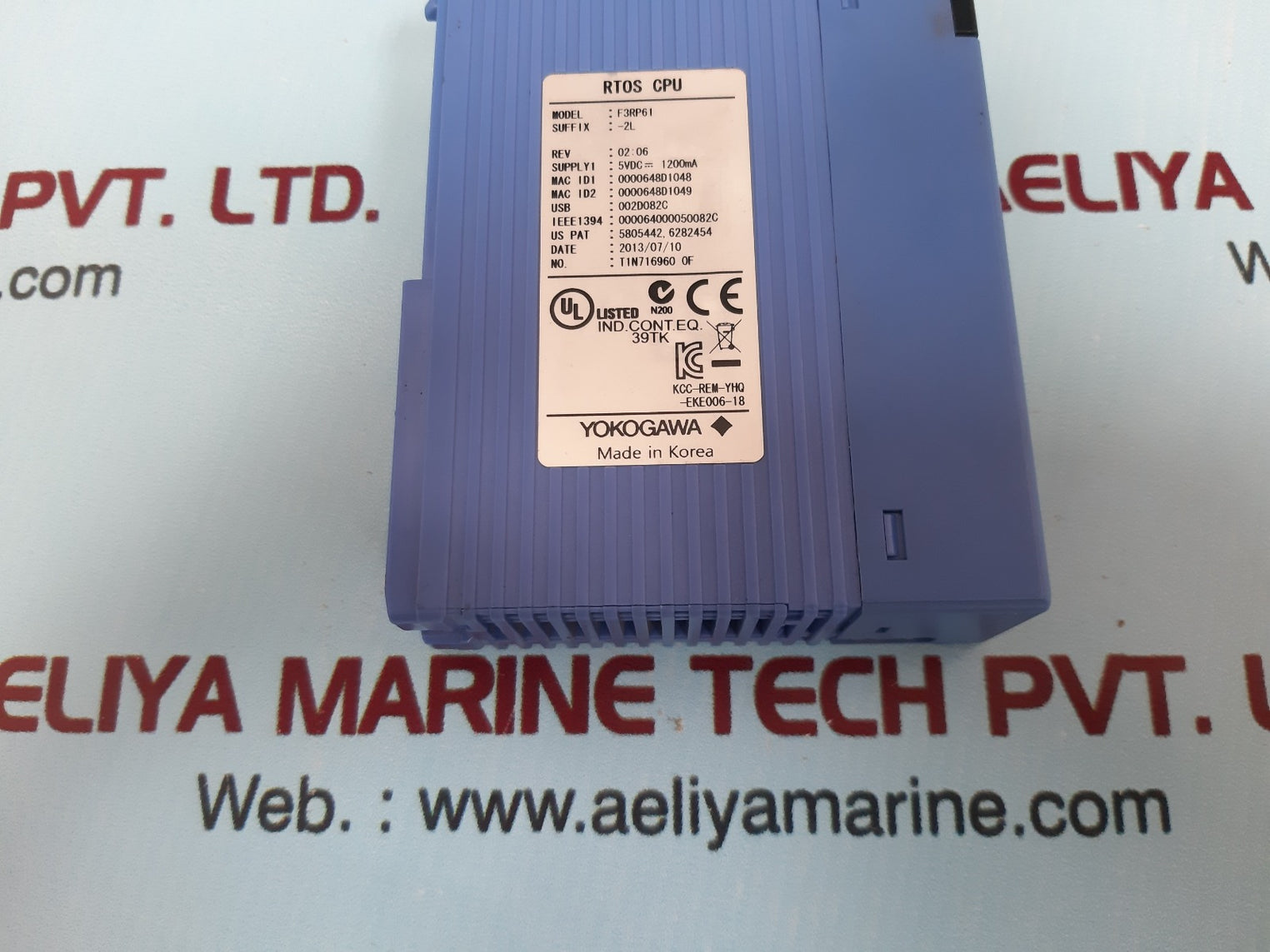 Yokogawa f3rp61 rtos cpu module 