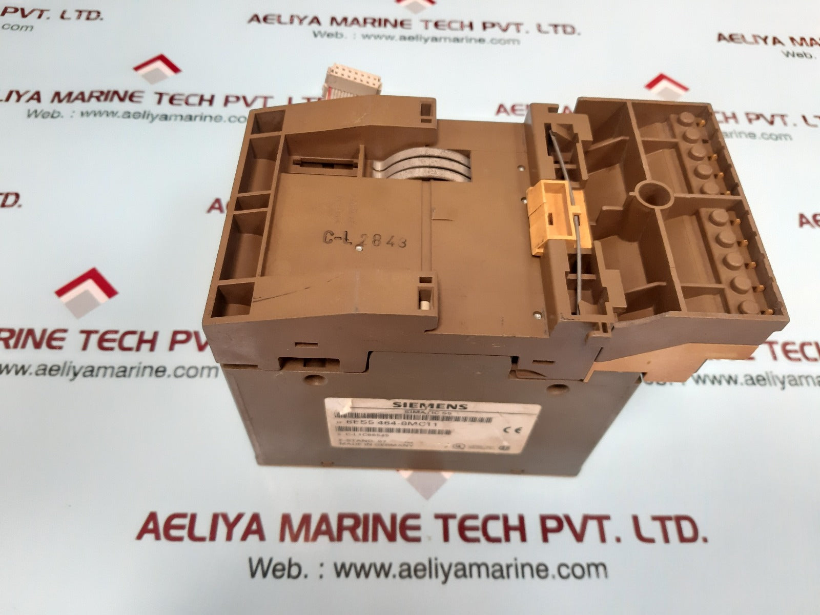 Siemens simatic s5 6es5 464-8mc11 and 6es5 441-8ma11 module with base