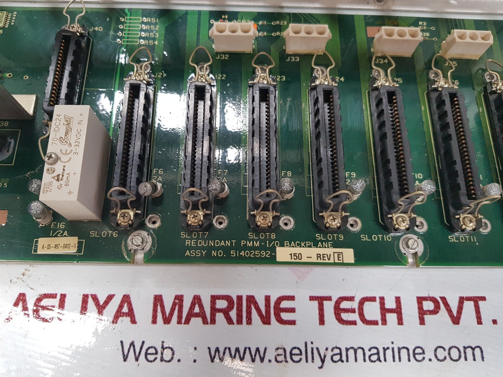 Honeywell 51401617-150 rev,d redundant pmm-i/o backplane