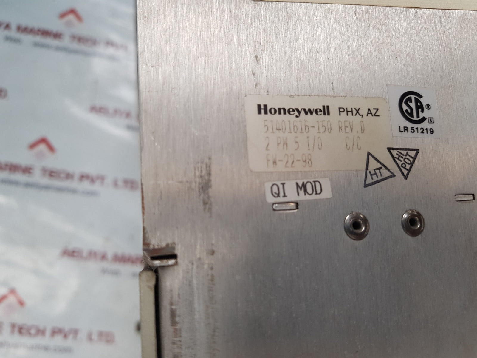 Honeywell 51401616-150 rev D redundant ccs-i/o backplane