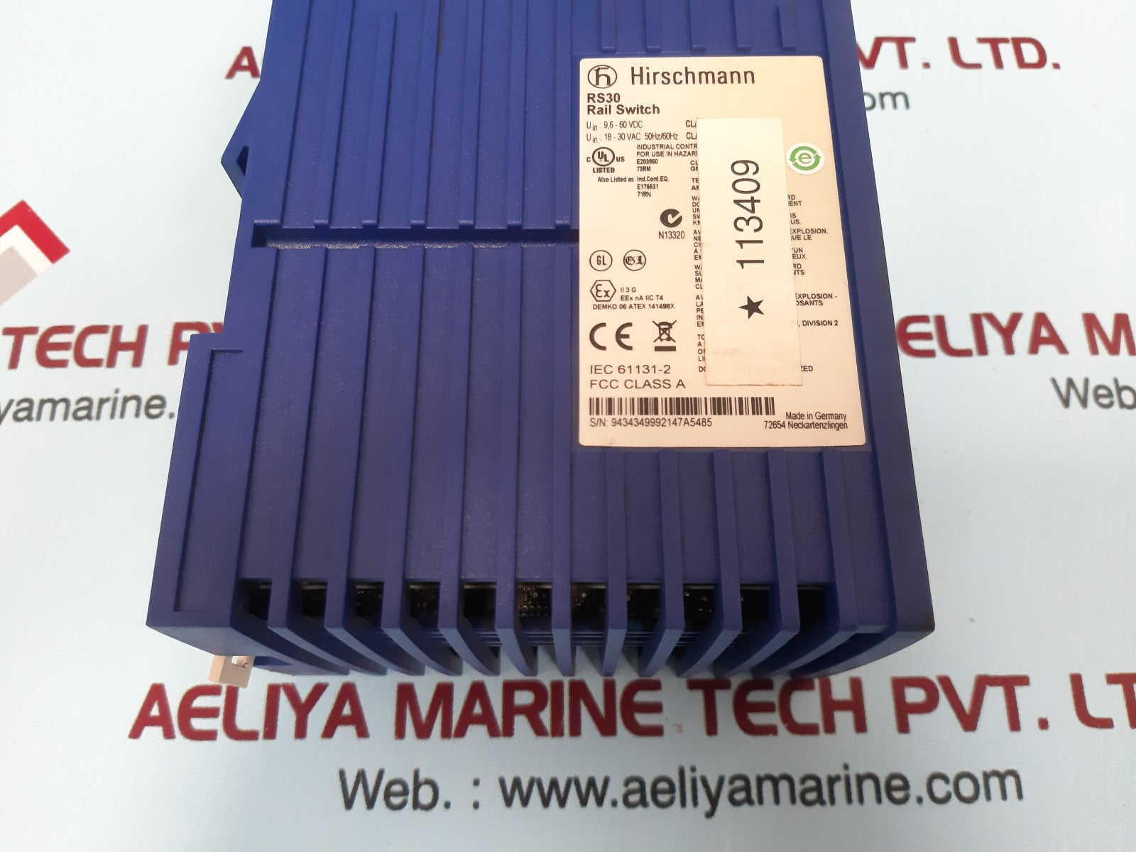 Hirschmann rs30-0802t1t1sdbphh06.0.03 industrial ethernet rail switch 