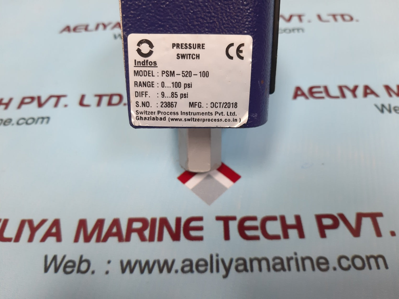 Indfos psm-520-100 pressure switch