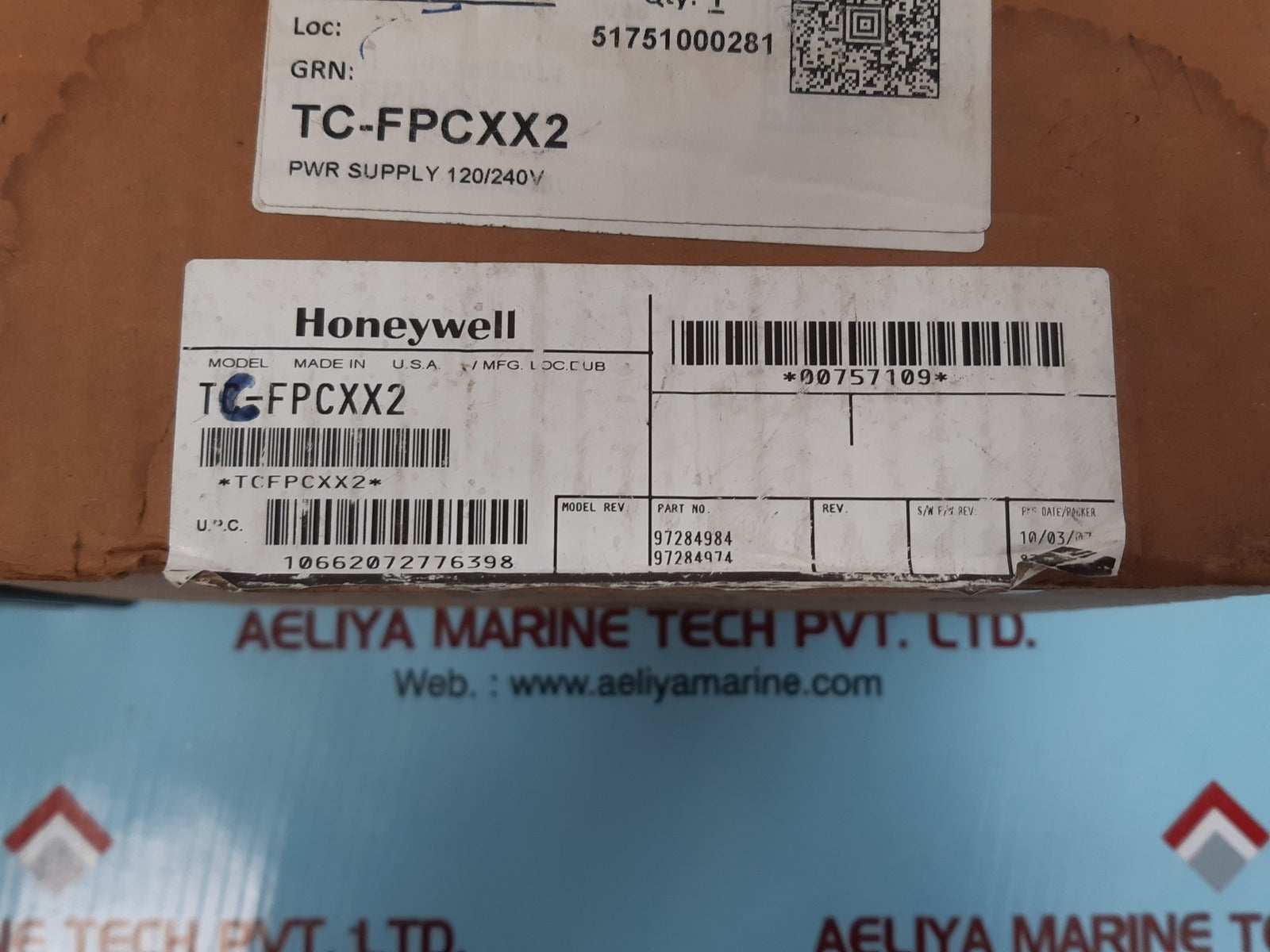 Honeywell tc-fpcxx2 power supply 97284974