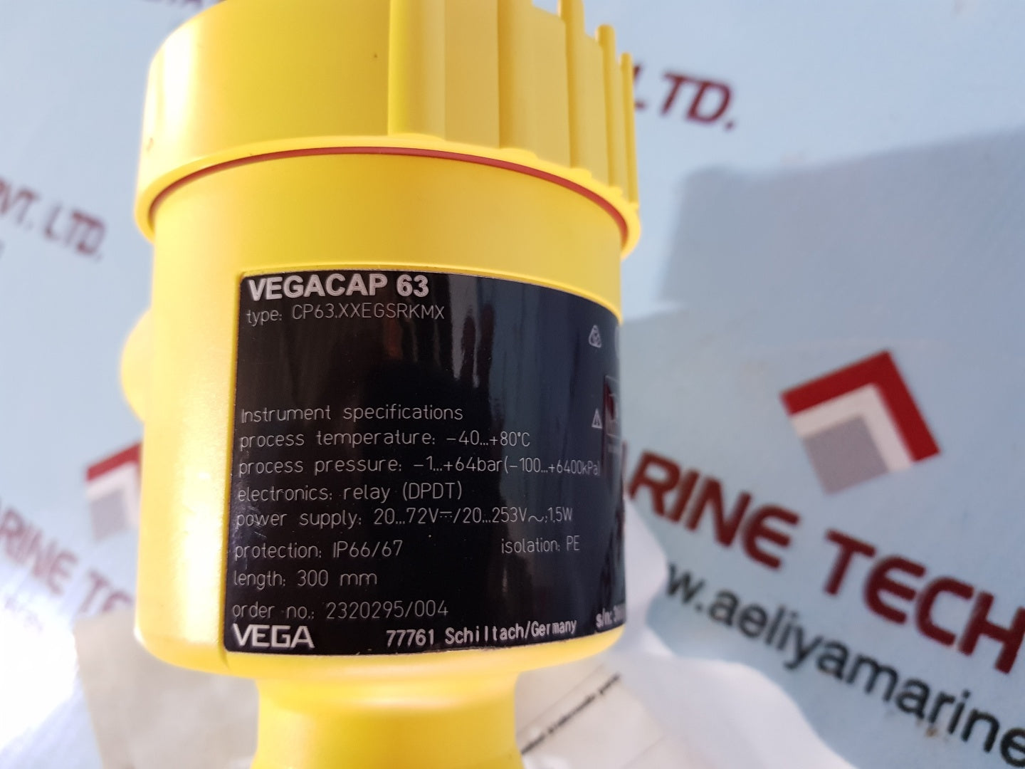 Vega vegacap 63 cp63.xxegsrkmx transmitter